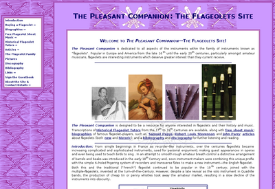 The Pleasant Companion Website